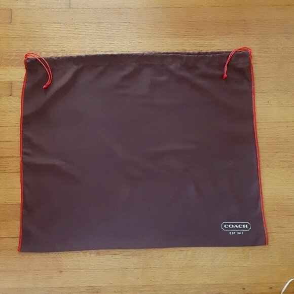 Coach Dust Cover Bag XL Brown 19 x 23 - Picture 2 of 4